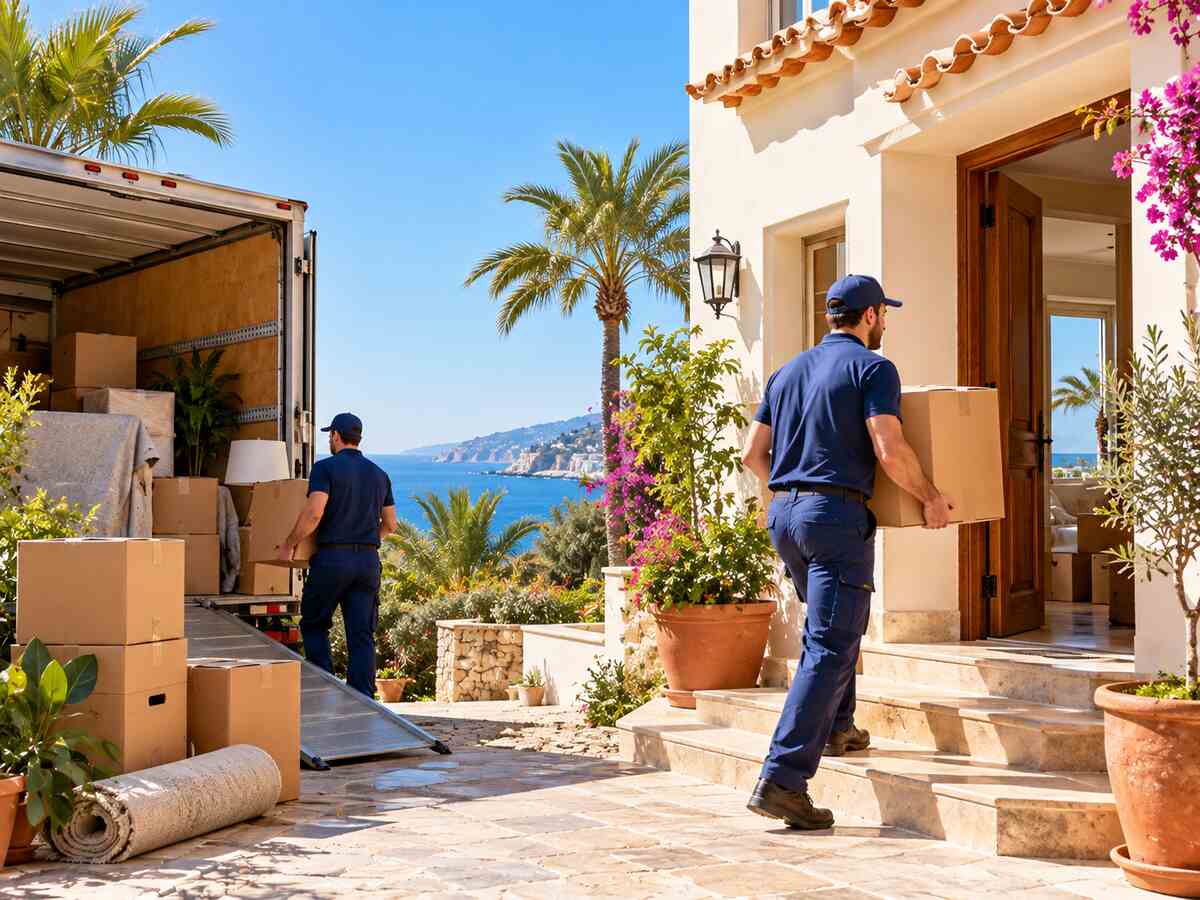 Umzug und Organisation in Spanien